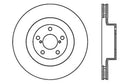 StopTech 02-10 Subaru WRX Slotted & Drilled Right Front Rotor (exc. STi)-4