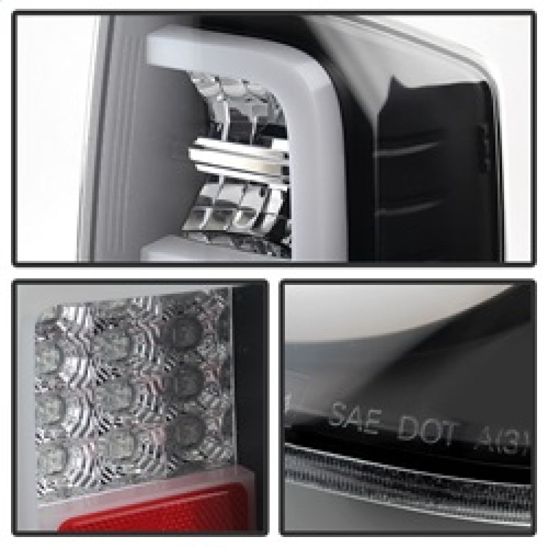 Spyder Toyota Tundra 2014-2016 Light Bar LED Tail Lights Black ALT-YD-TTU14-LED-BK