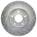 StopTech Select Sport 06-08 Honda Civic GX / 98-02 Accord V7 Slotted and Drilled Right Front Rotor-2