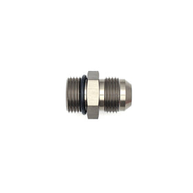 DeatschWerks 10AN ORB Male to 10 AN Male Flare Adapter (Incl O-Ring) - Anodized Matte Black