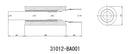 HKS Universal Carbon-Ti Cat-back Exhaust - 170mm Shell/75mm Diameter-1
