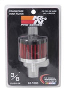 K&N Steel Base Crankcase Vent Filter 0.375in Vent OD x 2in OD x 1.5in Height-7