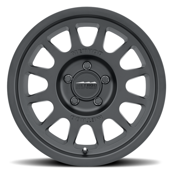 Method MR703 17x8.5 0mm Offset 5x5 71.5mm CB Matte Black Wheel