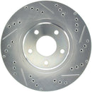 StopTech Select Sport Select Sport Nissan Slotted and Drilled Left Front Rotor-1