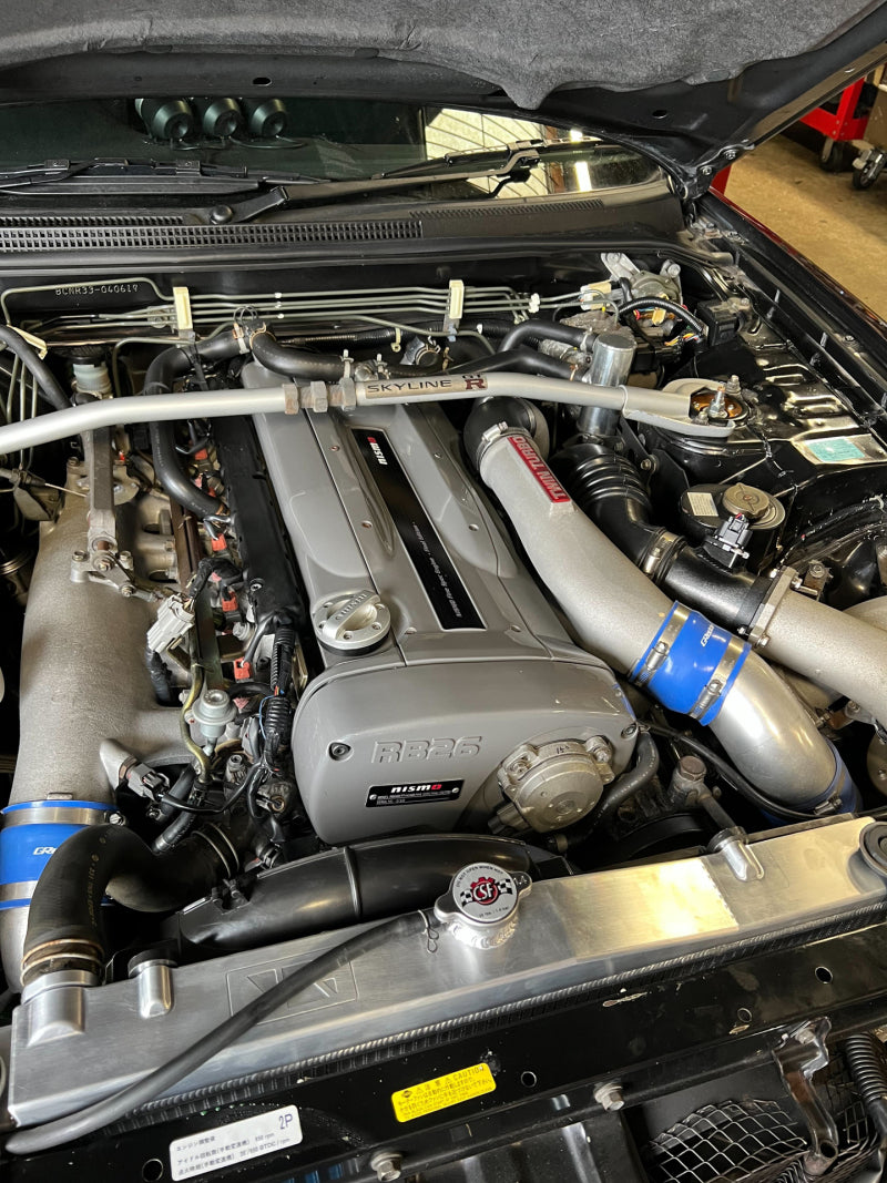 CSF Nissan R33 Skyline GT-R/GTS Full Billet Aluminum High-Performance Radiator - Black - 0