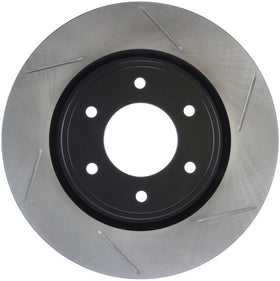 StopTech Power Slot 08-09 Infiniti QX4/QX56 / 07-09 Nissan Armada Left Front Slotted Rotor - 0