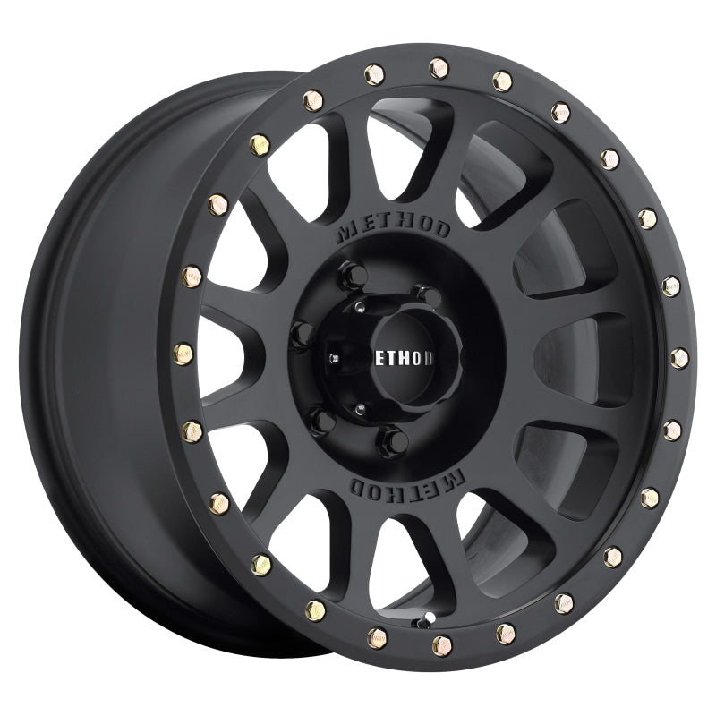 Method MR305 NV 20x9 +18mm Offset 6x5.5 108mm CB Matte Black Wheel