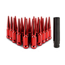 Mishimoto Steel Spiked Lug Nuts M12x1.5 20pc Set - Red-1