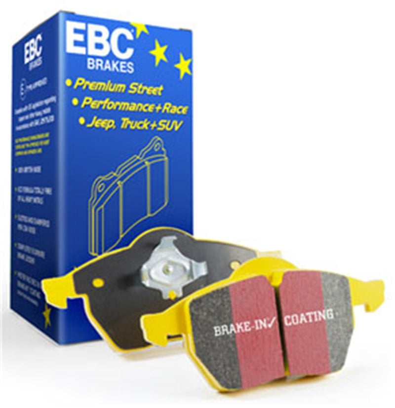 EBC 13+ Jaguar F-Type (Cast Iron Rotors Only) 3.0 Supercharged (340) Yellowstuff Rear Brake Pads - 0