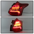 Spyder 12-14 Ford Focus 5DR LED Tail Lights - Red Clear (ALT-YD-FF12-LED-RC)-3