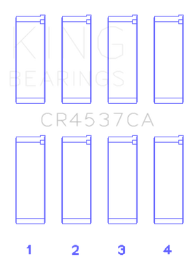 King Engine Bearings Mini Cooper S/Cooper S Conv/Works W10B16A Rod Bearing Set - Size STD