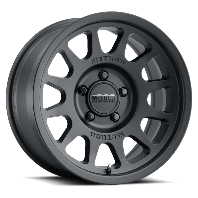 Method MR703 17x7.5 +50mm Offset 5x160 65mm CB Matte Black Wheel - 0