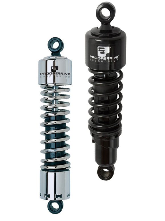 Progressive Harley-Davidson 412 Series Shocks 13.0in - Black
