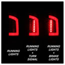 Spyder 03-06 Dodge Ram 2500/3500 V3 Light Bar LED Tail Light - Red Clear (ALT-YD-DRAM02V3-LBLED-RC)-3