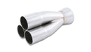 Vibrant 1.625in Inlet Slipover ID 2.5in Outlet OD 3-1 SS Merge Collector-1