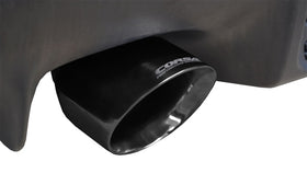 Corsa 2008-2015 Mitsubishi Lancer Evolution X Sedan 2.0L Black Sport Dual Rear Cat-Back Exhaust - 0