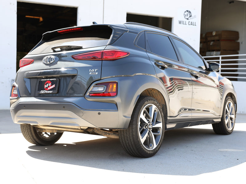 aFe Takeda 2-1/2in 304 SS Axle-Back Exhaust (No Muffler) 18-21 Hyundai Kona L4 1.6L (t) - 0