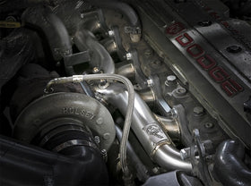 aFe Twisted Steel Header Turbo Manifold (T3) 98.5-02 Dodge Diesel Trucks L6 5.9L (td) - 0