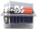 K&N Universal Air Filter Chrome Round Tapered Blue - 4in Flange ID x 1.125in Flange Length x 5.5in H-3