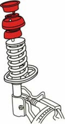 SPC Performance 99-05 VW Golf/Jetta/00-06 Audi TT Front Adjustable Strut Mount-2