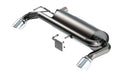 Borla 21-22 Ford Bronco 2.7L V6 4WD Touring Axle Back Exhaust w/ Bright Chrome Tips-1
