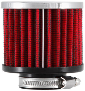 K&N 1.375 inch ID 3 inch OD 2.5 inch H Clamp On Crankcase Vent Filter - 0