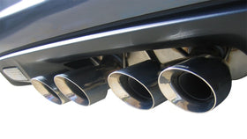 Corsa 2012-2013 Chevrolet Corvette C6 ZR1 Sport Cat-Back Dual Rear Exit w/ Twin 4.0in Pol Tips - 0