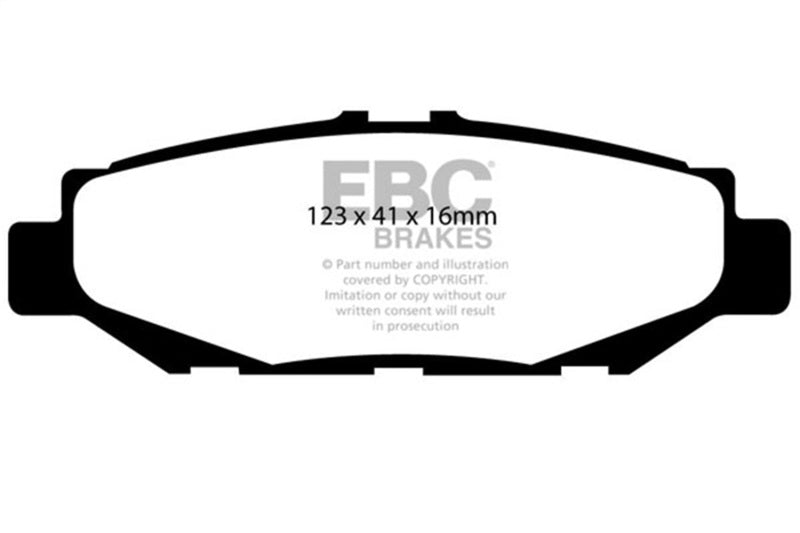 EBC 93-97 Lexus GS300 3.0 Yellowstuff Rear Brake Pads - 0