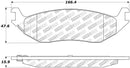 StopTech Street Select Brake Pads - Front-1