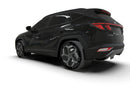 Rally Armor 22-24 Hyundai Tucson Black UR Mud Flap - Metallic Black Logo-2