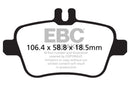 EBC 13+ Mercedes-Benz CLA250 2.0 Turbo Ultimax2 Rear Brake Pads-1
