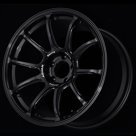 Advan RZ-F2 18x9 +45 5x114.3 Racing Titanium Black Wheel