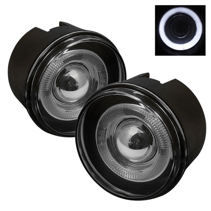 Spyder Jeep Grand Cherokee 05-09 Halo Projector Fog Lights w/swch w/swch Smke FL-P-JGC05-HL-SM - 0