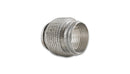 Vibrant SS Flex Coupling with Interlock Liner and Mesh Braid 3in inlet/outlet x 4in long-1