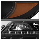 Spyder Toyota Sienna 2011-2014  Projector Headlights - DRL LED - Black PRO-YD-TSEN11-DRL-BK-5