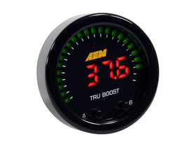 AEM X-Series Tru-Boost Controller Gauge w/ Boost Control Solenoid 80PSIg Internal MAP Sensor - 0