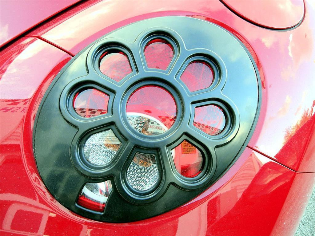 06-10 VW VOLKSWAGEN BEETLE DAISY FLOWER TAIL LIGHT COVERS 2 PIECES // PART # TLCVWBTD2 - 0