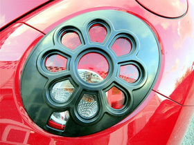 06-10 VW VOLKSWAGEN BEETLE DAISY FLOWER TAIL LIGHT COVERS 2 PIECES // PART # TLCVWBTD2 - 0