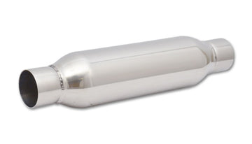 Vibrant SS Resonator (Standard Design) 2.5in inlet/outlet x 18in long - 0