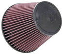 K&N Universal Clamp-On Air Filter 6in Flange / 7-1/2in Base / 4-1/2in Top / 6in Height-1