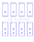 King Engine Bearings Honda 4 B18A1/B18B1 Connecting Rod Bearing Set - Size STD-1