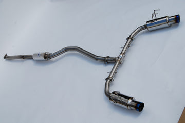 Invidia 2022+ Honda Civic Si (1.5T) 70mm N1 Cat Back Exhaust - Burnt Titanium Tips