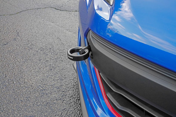 PERRIN 18-21 Subaru WRX & STI / 13-25 BRZ / 17-20 Toyota 86 Tow Hook Kit (Front) - Flat Black