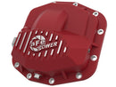 aFe Power Pro Series Front Differential Cover Red w/Machined Fins 18-19 Jeep JL (Dana M210)-1