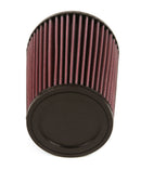 K&N Filter Universal Rubber Filter 4 inch Flange 5 3/8 inch Base 4 3/8 inch Top 7 inch Height-2