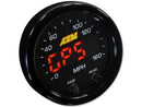 AEM X-Series 0-160 MPH Black Bezel w/ Black Face GPS Speedometer Gauge-4