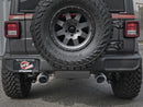 aFe Rebel Series 409 Stainless Steel Cat-Back Exhaust 18-21 Jeep Wrangler JL 2.0L (t) - Black Tip-2