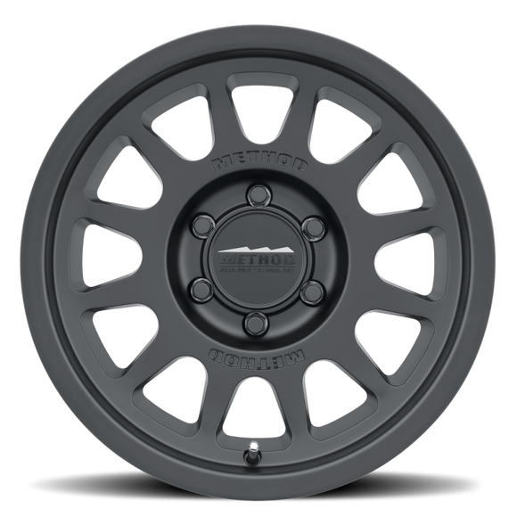 Method MR703 17x8.5 +35mm Offset 6x5.5 106.25mm CB Matte Black Wheel