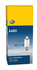 Hella Bulb 6480 24V 18W SV8.5-8 T4.625 15x43mm-3