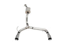 Corsa 21-25 Ford Bronco 2.3L 2-Door 2.75in Cat-Back Dual Rear Exhaust w/4in Straight-Cut Polish Tips-1